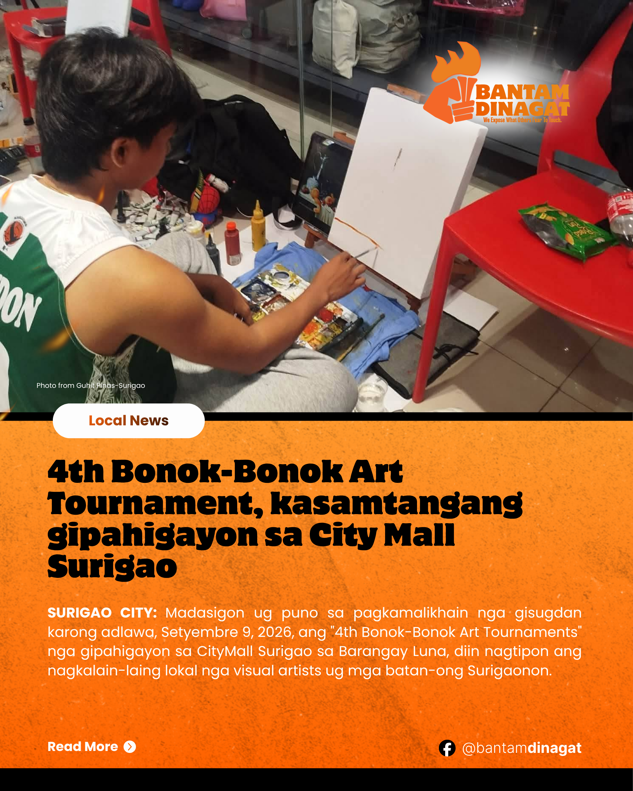 4th Bonok-Bonok Art Tournament, kasamtangang gipahigayon sa City Mall Surigao